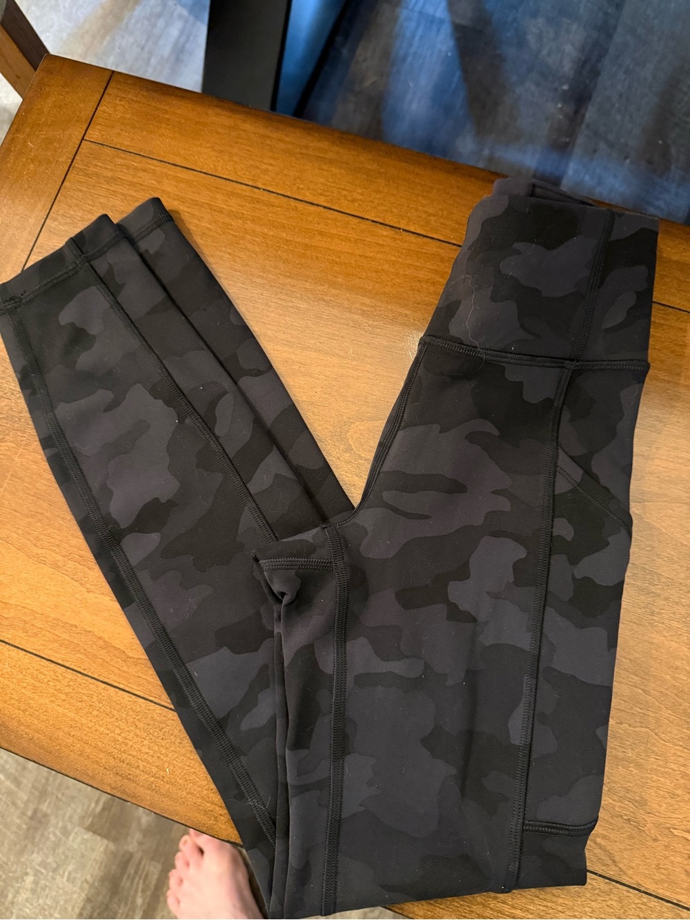 lululemon athletica Black Camo High-Rise Leggings
